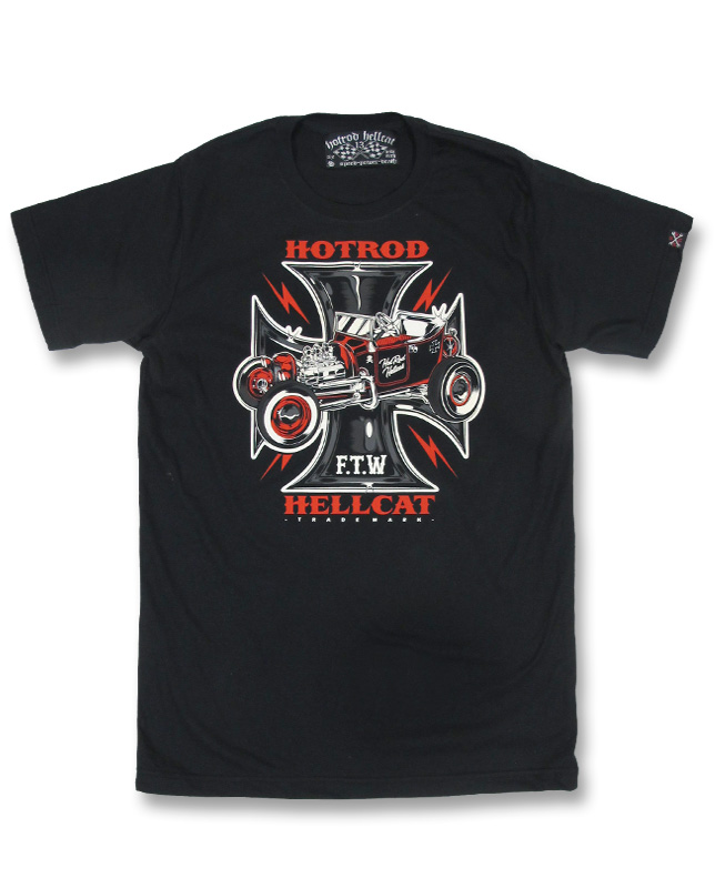 Hotrod Hellcat IRON CROSS FTW Men T-Shirts